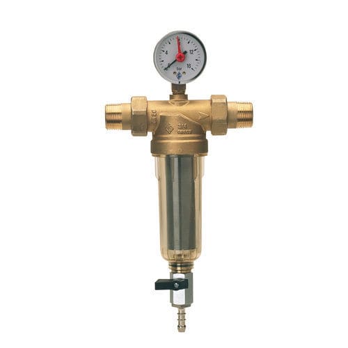Liquid filter - 300200 series - Rubinetterie Bresciane - strainer / stainless steel / steel