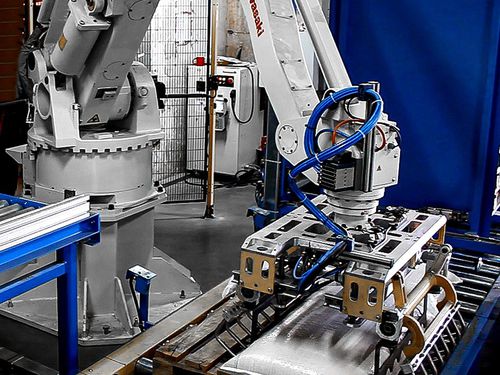 Robotic palletizer - TES STM GROUP - bag / handling / automatic
