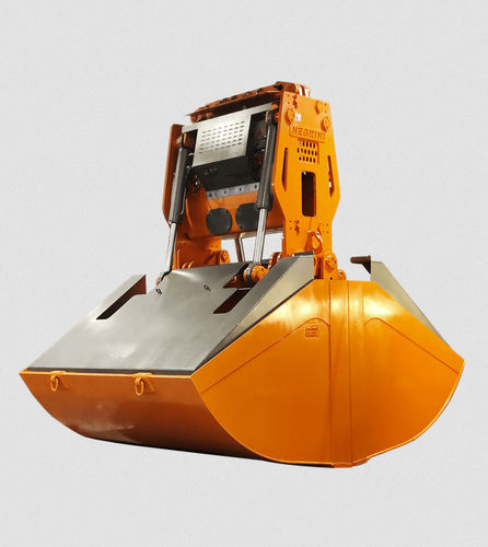 Radio-controlled clam bucket - Negrini - electro-hydraulic / for bulk materials