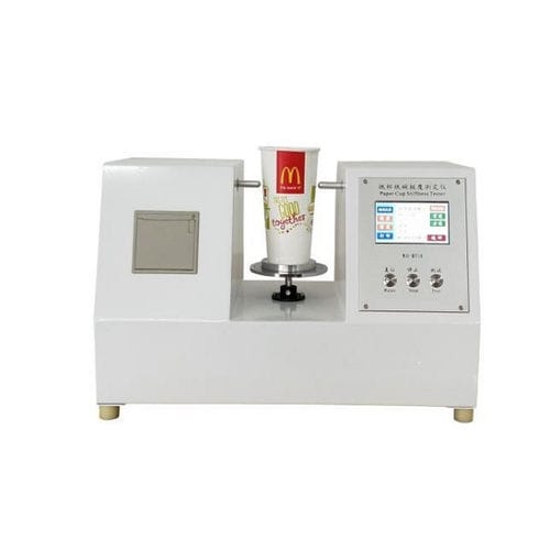 Stiffness test equipment - RH-BT10 - Guangzhou Biaoji Packaging Equipment Co., Ltd. - semi-automatic / paper bowl / paper cup