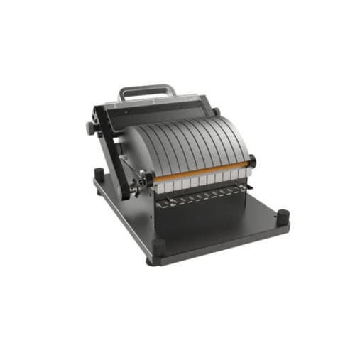 Blade cutting machine - LC-2 - Guangzhou Biaoji Packaging Equipment Co., Ltd. - film / sample