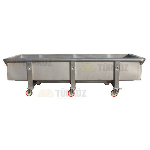 Filtering cheese vat - Turkoz Makina Sanayi ve tic. a.s. - hard cheese / semi hard cheese / stainless steel