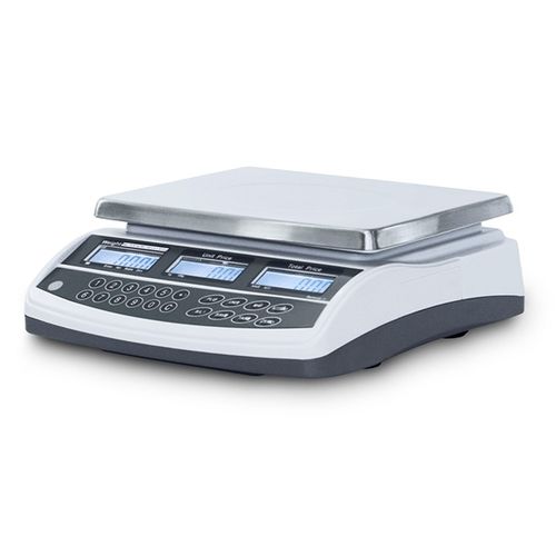 Price computing scale - CWA - Barbal - with LCD display / stainless steel / battery-powered