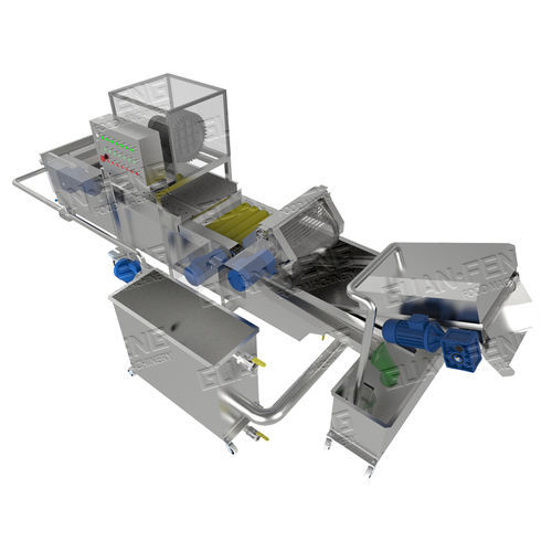 Vegetable washing machine - GQX-M-53 - Zhejiang Guanfeng Food Machinery Co.,Ltd. - for fruit / belt / spraying
