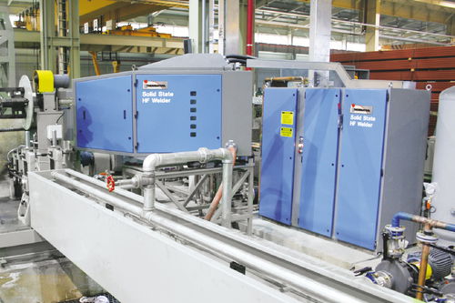 High-frequency welding machine - Thermatool Europe - automatic / for stainless steel / for carbon steel