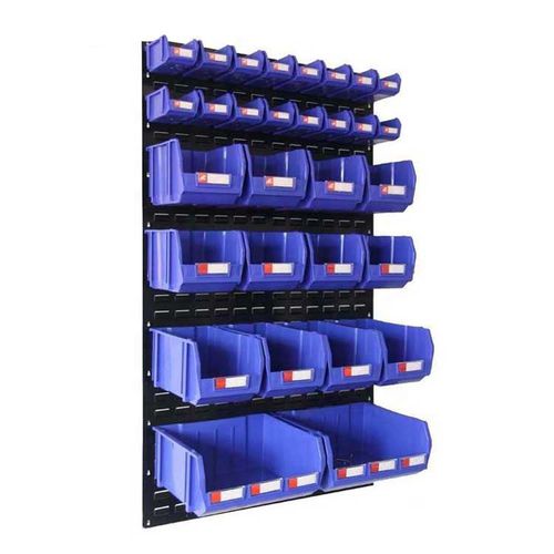 Louvre panel with storage bins - Nanjing A-Plus Metal Products Co.,Ltd