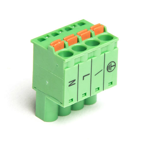 Terminal block with marking - F73-H-3.81 - Dongguanshi Welink Electronic Technology Co.,Ltd - plug-in / screwless / spring