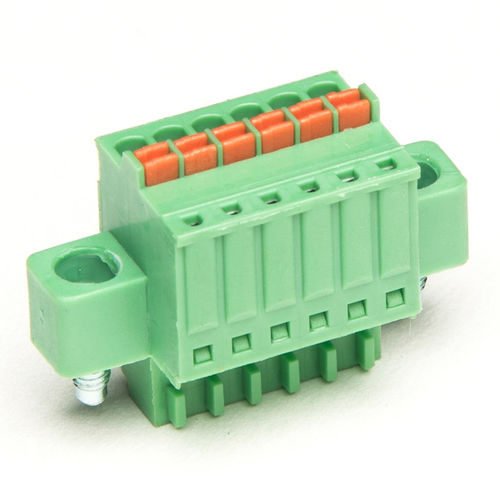 Plug-in terminal block - F73-I-2.5 - Dongguanshi Welink Electronic Technology Co.,Ltd - screwless / spring / lever-operated