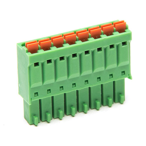Plug-in terminal block - F73-J-3.5 - Dongguanshi Welink Electronic Technology Co.,Ltd - screwless / spring / lever-operated