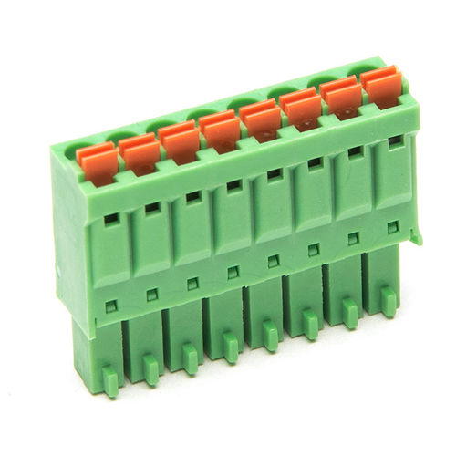 Plug-in terminal block - F73-J-3.81 - Dongguanshi Welink Electronic Technology Co.,Ltd - screwless / spring / lever-operated