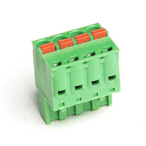 Plug-in terminal block - F75-H-7.62 - Dongguanshi Welink Electronic Technology Co.,Ltd - screwless