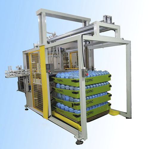 Robotic tray packer palletizer - PTP-220 - Dongguan JinJun Machinery Co., Ltd. - automatic / blow molding industry / for bottling industry