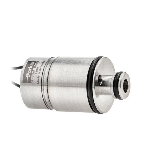 2/3-way solenoid valve - C21 series - Parker Precision fluidics Division - normally closed / for gas / manifold