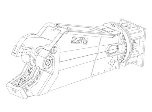 Hydraulic demolition shears - Cayman - ZATO srl Unipersonale