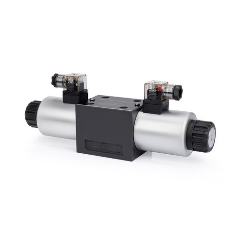 Spool hydraulic directional control valve - 4WE/4WEH - HYDRAUT - solenoid-operated / electro-hydraulic / 4/3-way