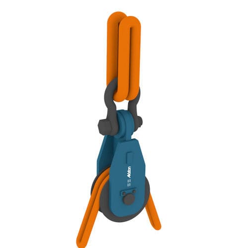 Roller lifting pulley - Axzion GmbH - for cables / stainless steel / steel