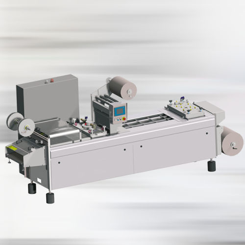 Pharmaceuticals packaging thermoforming machine - MP400 - MABOTEX - plastic film / for medical packaging / automatic