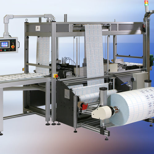 Horizontal bagging machine - MAB450  - MABOTEX - sachet / medical / for gauze