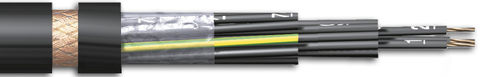 RF electrical cable - RC4V-K - ELECON - DIN / shielded / copper