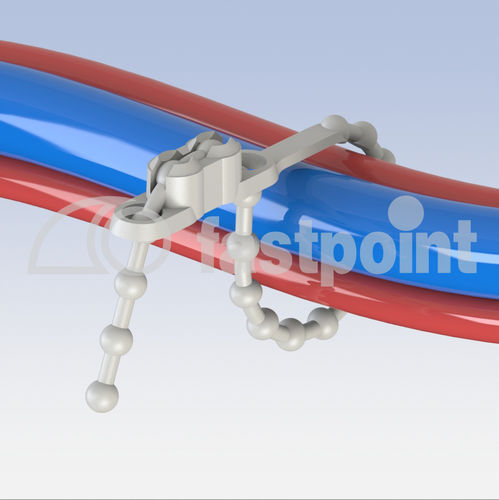Plastic cable tie - 10726EA00 - Fastpoint Srl - beaded