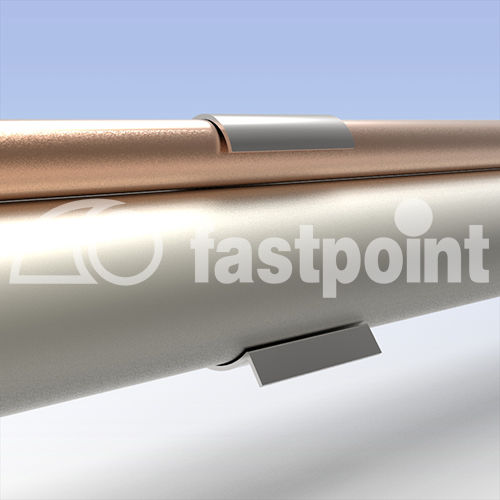 Pipe clamp - 1242 series - Fastpoint Srl