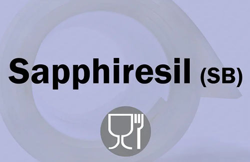 Silicone rubber sheet - SAPPHIRESIL (SB) - Trelleborg Sheeting and Matting - food grade / for high temperatures / oil resistant