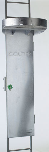 Galvanized steel ladder guard - CEC 400 - Coutier Industrie - for caged ...
