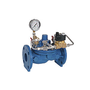 Diaphragm valve - HMC-EL - Tecnidro - electro-hydraulic / for control / shut-off