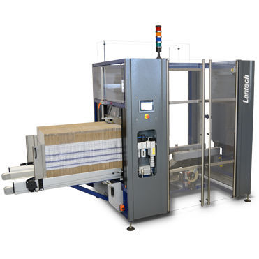 Automatic case erector - CI-2000 - LANTECH - hot-melt glue / adhesive tape / high-speed