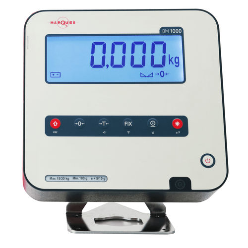 LCD display weight indicator - BM1000P series - Balancas Marques Jose Pimenta Marques Lda. - benchtop / IP54 / RS-232