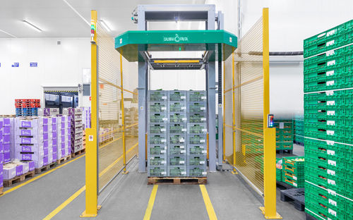 Layer palletizer - CALIBRAFRUTA LDA - box / for the food industry