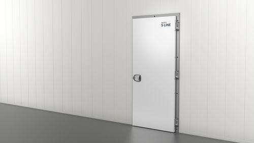 Hinged door - KD-1810 - Salco Industrial Doors - aluminium / indoor / for cold storage