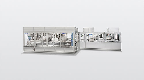 Fully-automatic filling machine - FLP - HOEFLIGER - drum / powder / for the pharmaceutical industry