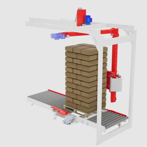 Turntable stretch wrapping machine - EFT - Intec - automatic / film / pallet