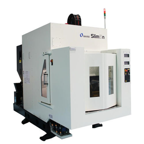 3-axis CNC machining center - Slim5n APC - MAKINO Milling Machine - vertical / 2-spindle / HSK-A50