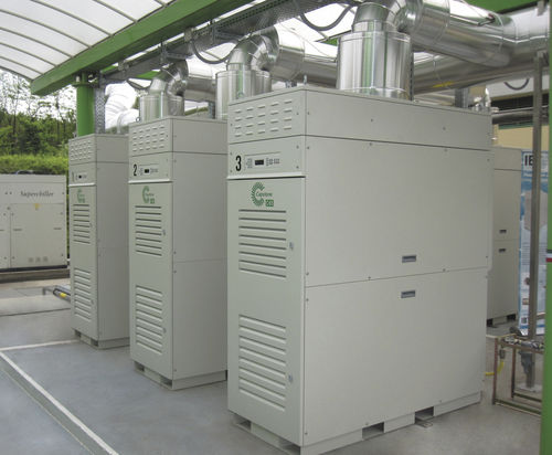 Gas engine cogeneration plant - 43 - 81 kVA - CAPSTONE TURBINE - biogas