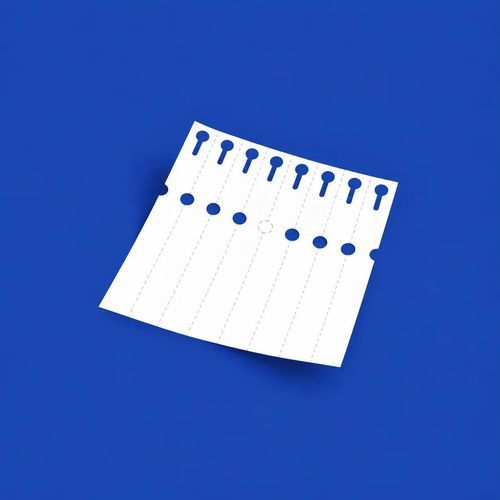 Identification label - VanDerEng B.V. - barcode / printable / wood-free paper