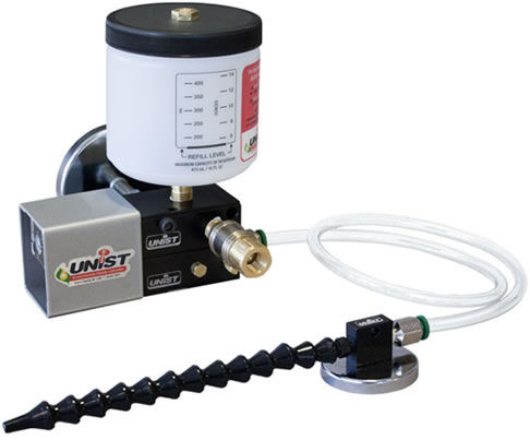 Oil lubrication unit - Coolubricator JR™ - Unist, Inc. - minimal quantity / continuous / compact