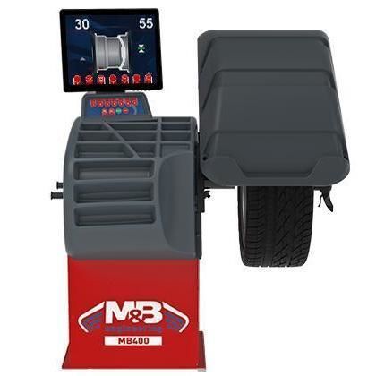 Car wheel balancer - MB400 - M & B Engineering S.r.l. - for commercial vehicles / automatic / computerized