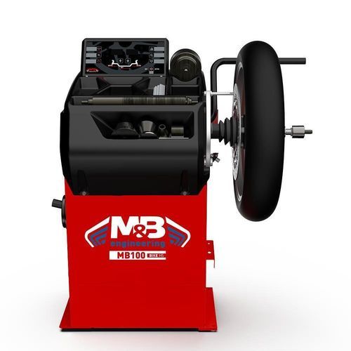 Motorcycle wheel balancer - MB100 BIKE HS - M & B Engineering S.r.l. - automatic / computerized