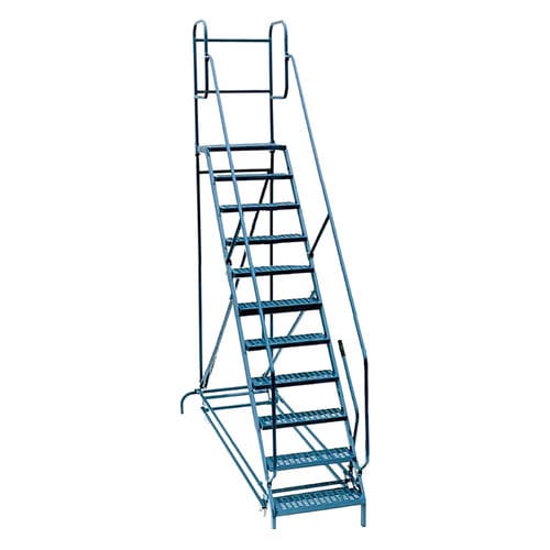 Steel ladder - MML-10 - Martins Industries - platform / mobile / for warehouse