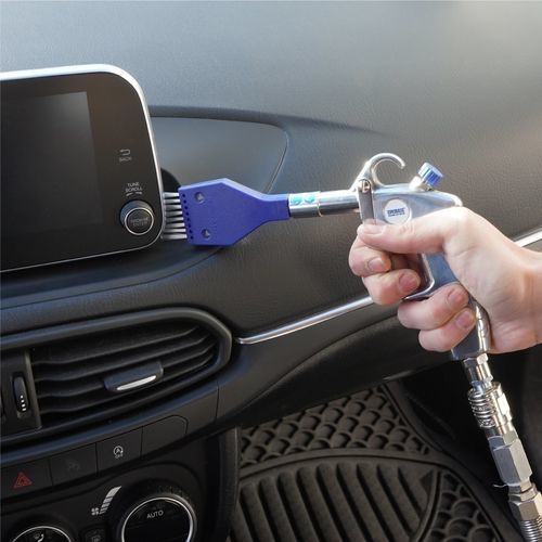 Cleaning air blow gun - A-Vortice series - Idrobase Group Srl - high-volume / with brush / industrial