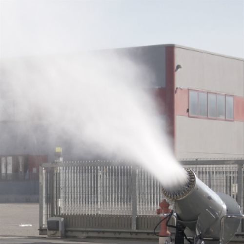 Dust binding fog cannon - Elefantino 2.0 - Idrobase Group Srl - dust control / mobile