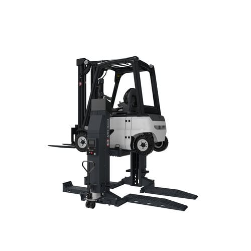 Electro-hydraulic car lift - ATH RG8.5-2 WB Fork - ATH-Heinl GmbH & Co. KG - for car / for trucks / for forklift trucks