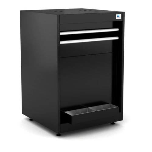 Storage cabinet - WB-FD6 - RO & Co. S.p.A. Keen Space - floor-mounted / with drawer / steel