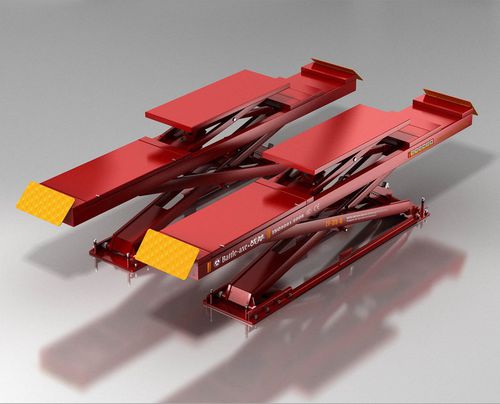 Scissors car lift - ZF-35-DL - Battle-Axe Auto Electronic Equipment Co., Ltd. - hydraulic / for car / 220 V