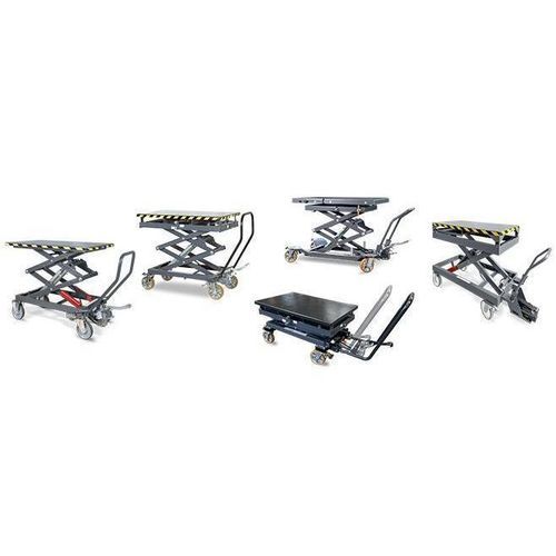 Scissor lift table - KT series - Space S.r.l. a s.u. - hydraulic / foot-operated / mobile