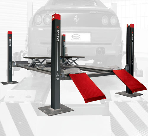 4-post lift - C440-MOT ATL - Cascos Maquinaria, S.A. - 4 ton / electro-hydraulic / for car