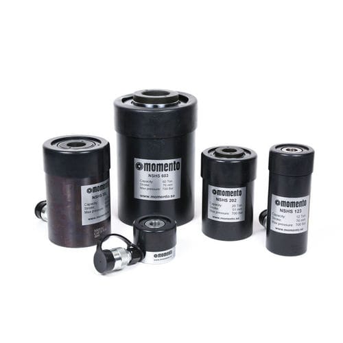 Hydraulic cylinder - NSHS series - Momento AB - telescopic / spring-return