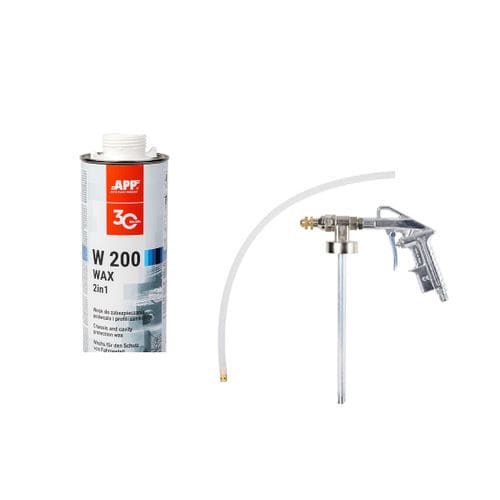 Finishing varnish - W200 WAX Set - APP sp. z o.o. - liquid / for auto body / transparent